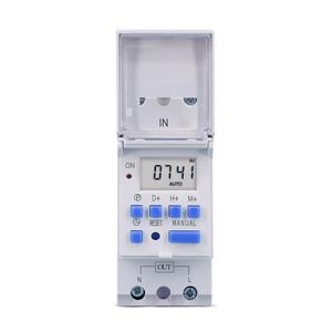Nuovo tipo guida Din 2 fili settimanale 7 giorni programmabile interruttore orario digitale relè controllo Timer AC 220V 230V 12V 24V 48V 16A - Product Image 4