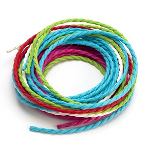 Cuerda trenzada de 2MM, 1,5 MM, 2,5 MM, 2,2 MM, hilo de papel tejido a ganchillo, muestras gratis - Product Image 6