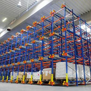 Estantes de almacenamiento Sistema de estantes de almacenamiento de almacén automatizado Nuevo manejo de materiales Almacenamiento Pallet Runner Radio Shuttle Pallet Rack - Product Image 3