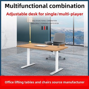Modern Casual Home <strong>Computer</strong> Desk Electric Adjustable Iron Work <strong>Table</strong> Stand Study Writing Workstations School Hotel Use Modular - Product Image 2