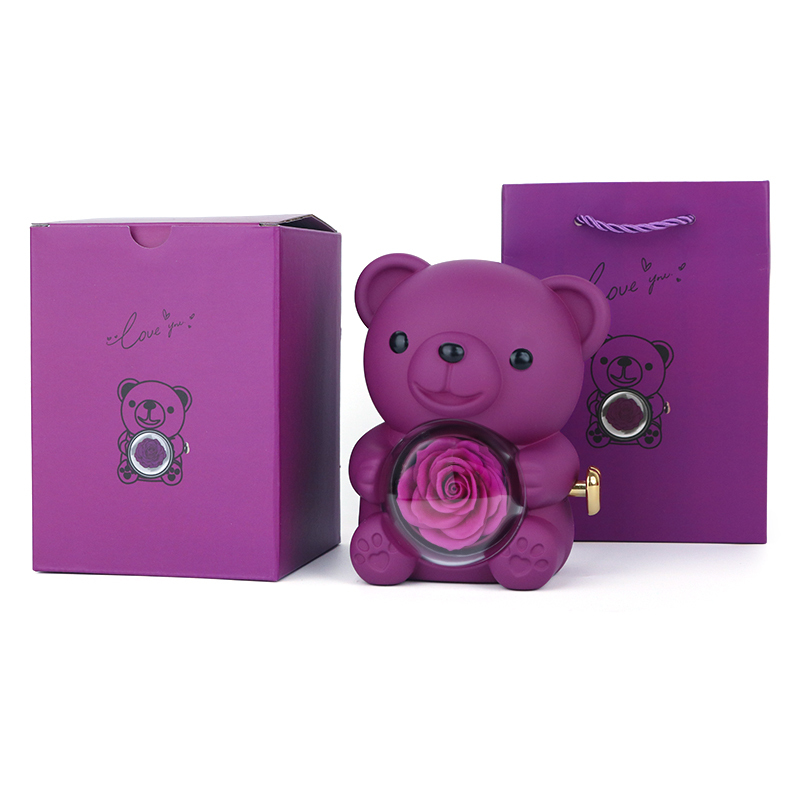 Fleur de savon violette