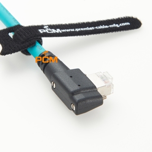 Right Angle Screw Lock RJ45 GigE Camera Cable for Baumer, Point Grey 3D <strong>Imaging</strong> and Robotics, High Speed <strong>Imaging</strong>, Multispectral - Product Image 3