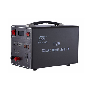 2024便携式太阳能系统30w 20w 10w迷你12v dc太阳能照明家用电源系统套件，用于用无线电蓝牙充电 - Product Image 2