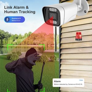Rilevamento del nuovo Design allarmante visione notturna luce umana del movimento di localizzazione doppia fonte di luce esterna cctv telecamera a rete - Product Image 6