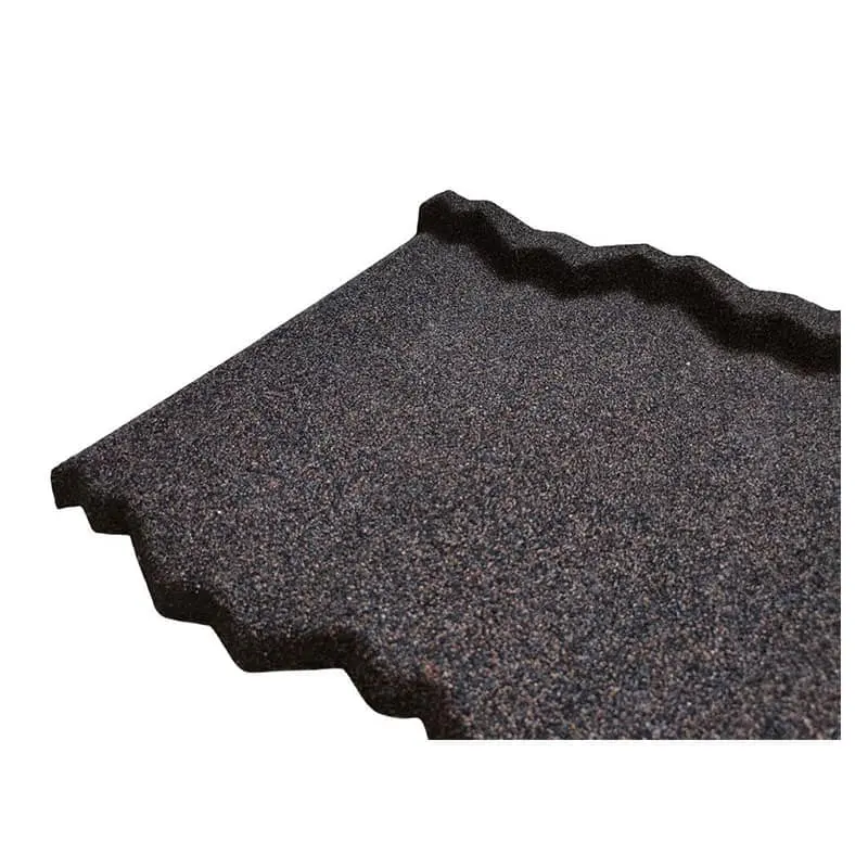 Materiais para telhados de construção telhas de metal revestidas de pedra coloridas com isolamento leve