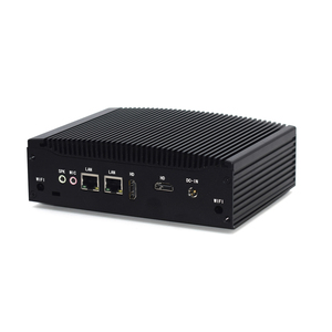 Mini Pc sin ventilador DDR4, dispositivo con 2 pantallas, 18usb, 2Lan, Monitor Lcd Industrial, teclado de ordenador y ratón de escritorio - Product Image 3