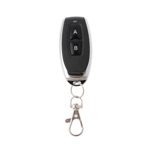 433MHz Wireless Metal 2 pulsanti telecomando 1527 apprendimento del codice fisso - Product Image 2