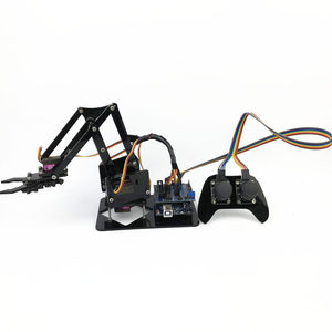 STEM 4DOF Roboterarm-Kit Pädagogischer DIY-Programmier roboter mit PS2-Steuerung Mechanischer Klauen arm R3-Roboterarm-Kit