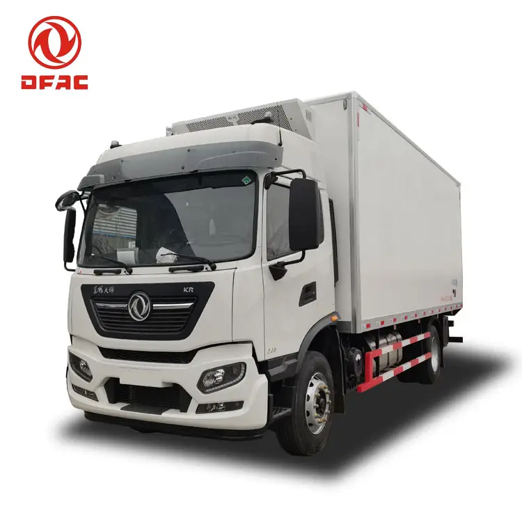 Camiões de transporte carnes e peixes, caminhões congelados e refrigeradores 10 ton, 6.8m