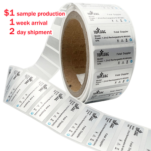 Factory <strong>Custom</strong> Design Sticker Fashion Barcode QR Code <strong>Label</strong> with Strong Adhesive Hot Stamping &amp; Laminate Finish for Express Use