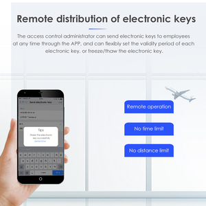 IP66 Wasserdichte digitale Tastatur tür Bluetooth Smart Locks Finger abdruck code RFID 13,56 MHz Karten zugriffs kontrolle TTLOCK - Product Image 2