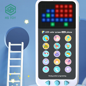 HS Toy Led Colorful Smart <strong>Programming</strong> Button Touch and Slide Baby Cell Mobile Phone Musical Toys for Kids - Product Image 6