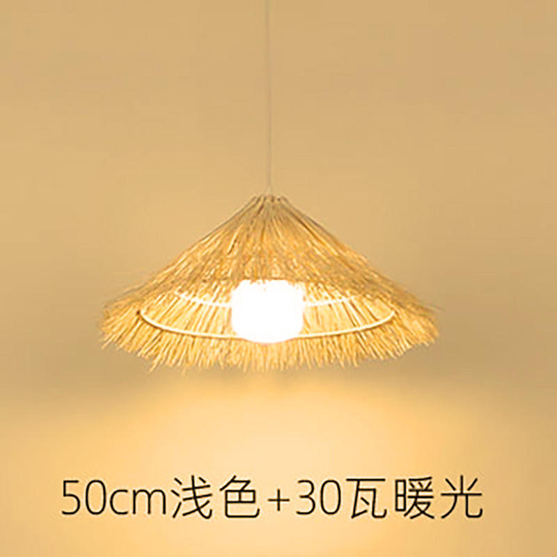 50 cm, couleur claire + 30 watts, lumière chaude