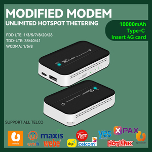 נתב כיס WiFi 4G 2024 חם למכירה עם 10000 mah נייד נייד טעינה מהירה בנק כוח בשימוש נרחב לנסיעות גלובליות