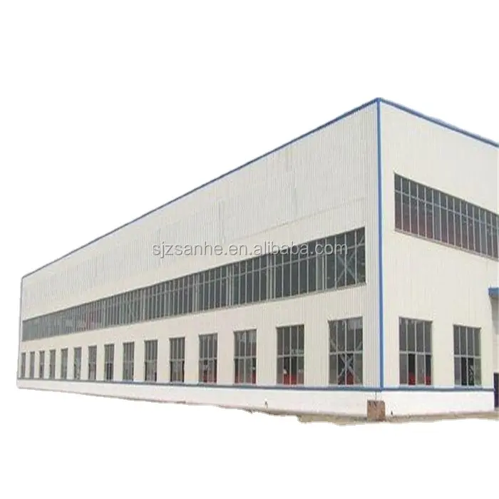 Structure à ossature métallique entrepôt préfabriqué bâtiment à structure métallique