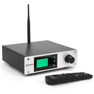 TUNERSYS Интернет-радио Сетевой музыкальный плеер UPnP DLNA синий зуб цифровой и аналоговый Aux-вход двойной сигнализации и таймер сна - Product Image 2