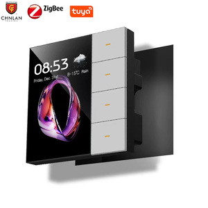 Interruptor inteligente multifuncional Zigbee, interruptor de escena con atenuador, Radar, Sensor de movimiento, interruptores de cortina, compatible con Tuya Smart Life 4Gang - Product Image 2