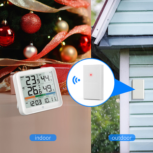 <strong>Temperature</strong>/Humidity Measurement and Correction Function <strong>Time</strong> Date Display Emo-ji Air Comfort Indicator - Product Image 2