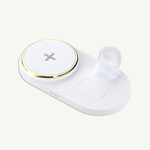 3 in 1 çok fonksiyonlu hızlı şarj pedi 15W kablosuz şarj doku iPhone Apple İzle Airpods - Product Image 2