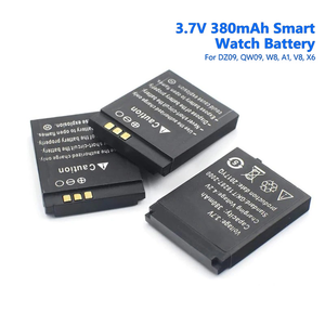 3.7V 380mAh锂离子电池，兼容DZ09，A1，X6，LQ-S1，V8智能手表，适用于电动工具 - Product Image 6