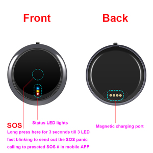 Cute素敵なラウンド形状リアルタイムAndroid 3G GPSトラッカー子供のための/ペット/高齢者、サポートSOSパニック通話音声録音 - Product Image 4