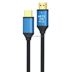 5.5毫米直径2.0版本-<span class=keywords><strong>HDMI</strong></span>/<span class=keywords><strong>HDMI</strong></span>电缆4K 2.0 60Hz 3D <span class=keywords><strong>1080P</strong></span> 18Gbps 1M 1.5M 1.8M 2M 3M 10M 15M 20M 30M <span class=keywords><strong>HDMI</strong></span>黑色电缆