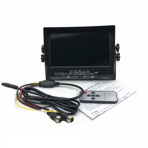 2 Split 1024x600p 7&quot; 2CH Truck Bus AHD DVR Recorder Supports Front Rear View or Left Right View Cameras - Product Image 3