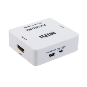 Adaptador RCA a HDMI 1080P Mini RCA compuesto CVBS AV a HDMI, convertidor de Audio y vídeo compatible con PAL/NTSC con Cable de carga USB - Product Image 4