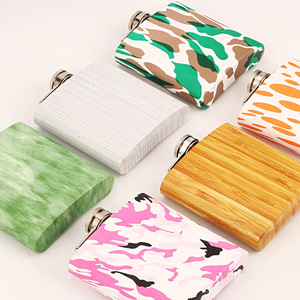 Tùy chỉnh 6oz 7Oz 8oz Matte đầy màu sắc rượu Whisky bị rò rỉ bằng chứng thép không gỉ Hip <span class=keywords><strong>Flask</strong></span> - Product Image 1