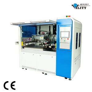 Automatischer Acryl-Siebdrucker mit automatischem Laden des Flach bildschirms Entladen der pneumatischen Stromquelle Motor pumpen kern komponenten - Product Image 4