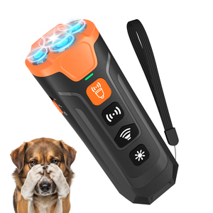 3 siêu âm Dog chống Bark kiểm soát răn đe thiết bị ngoài trời cầm tay 49 feet mạnh mẽ Dog Repellent thiết bị với đèn pin <span class=keywords><strong>LED</strong></span> - Product Image 1