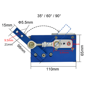 可调速12V 24v往复摆动电机DC电机8-470转/分35/60/90度摆动电机 - Product Image 3