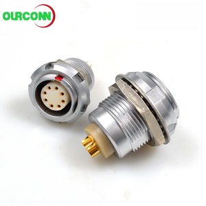 Maschio femmina 0B 1B 2B 3B connettore circolare FGG uovo ECG 1 fluido 2 fluidi con connettore ibrido Push Pull elettrico 6 8 10 - Product Image 4