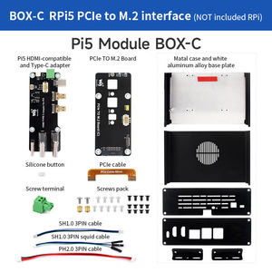 Multifunktion ales All-in-One-Mini-Computer-Kit für Raspberry Pi 5 (NICHT enthalten) Optionen für die innere PCIe-Adapter platine - Product Image 6