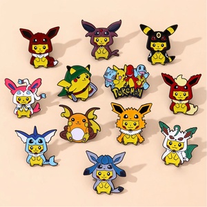 Nhà Sản Xuất Nhà Máy Bán Buôn Kim Loại Cứng Men Cho Ve Áo Pin Thời Trang Phim Hoạt Hình Chủ Đề Cho Sinh Nhật Kỷ Niệm Bên Mạ - Product Image 1