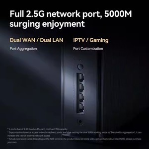 Orijinal XIAO MI yönlendirici 6500 Pro 4 çekirdekli işlemci 2.4/5ghz çift bant yönlendirici 1gb bellek 2.5g Ethernet portu çift Wan Lan - Product Image 2