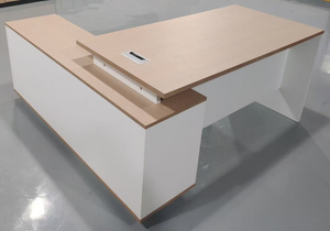 Hot Bán Giá Rẻ Hiện Đại Sang Trọng Đồ Nội Thất Văn Phòng L Hình Dạng Điều Hành Bằng Gỗ Giám Đốc Bàn Văn Phòng - Product Image 4