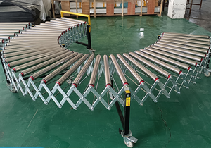 Transportador de rodillos telescópico, máquina de carga y descarga, máquina de rodillos transportadora, fábrica de montaje de sistemas de rodillos transportadores