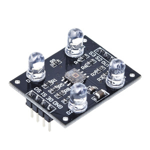 Para Arduino DIY DC 3-5V Módulo de reconocimiento de sensor de color Accesorios TCS230 TCS3200