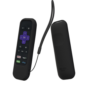 SIKAI silikon kutu örtüsü için TCL ROKU 1 2 3 4 LT HD XD XS akıllı TV uzaktan kumanda muhafazası koruyucu cilt Roku streaming Stick - Product Image 1