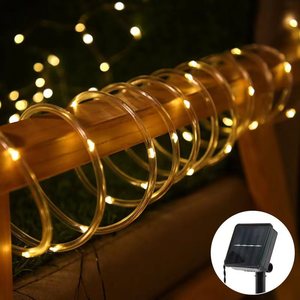 Высококачественная батарея/USB/солнечная батарея, многоцветная медная проволочная трубка, 8 функций, наружное использование, светодиодная веревочная лампа - Product Image 5