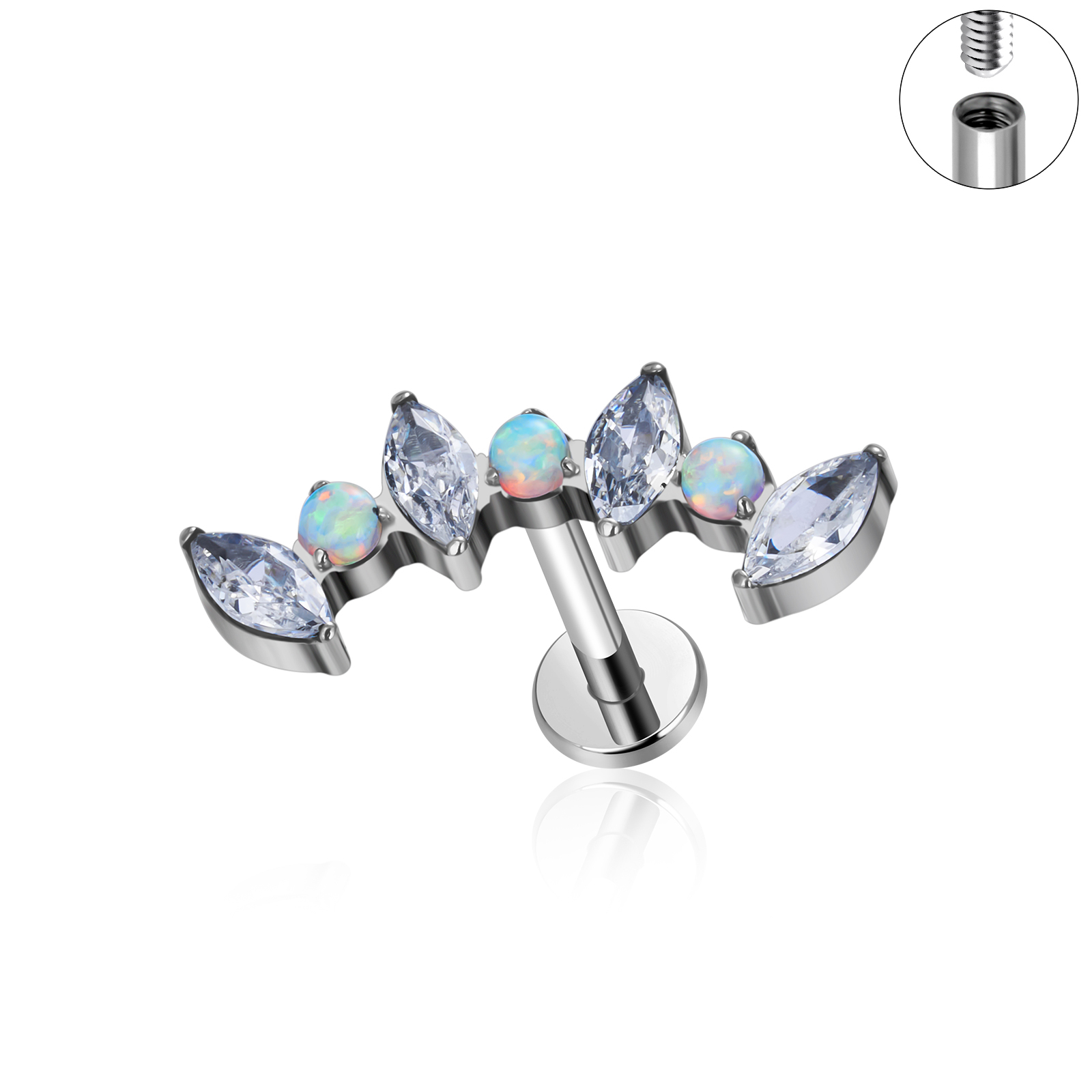Silver Crown Opal