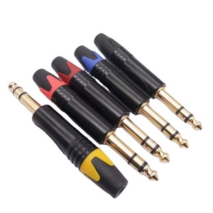 Gold Plated 6.35mm <strong>1</strong>/<strong>4</strong>&quot; Male <strong>Mono</strong> <strong>Plug</strong> to <strong>RCA</strong> <strong>Female</strong> 6.5mm 6.35 Jack Audio Stereo Adapter Connector <strong>Plug</strong> Converter Sound Mixer - Product Image 5