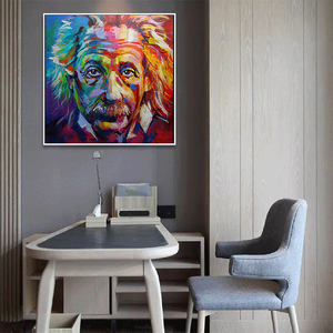 Áp Phích Và Tranh In Nghệ Thuật Đại Chúng <span class=keywords><strong>Albert</strong></span> <span class=keywords><strong>Einstein</strong></span> Màu Nước Tranh Treo Tường Nghệ Thuật Chân Dung Trừu Tượng Tranh Trang Trí Phòng Khách - Product Image 3