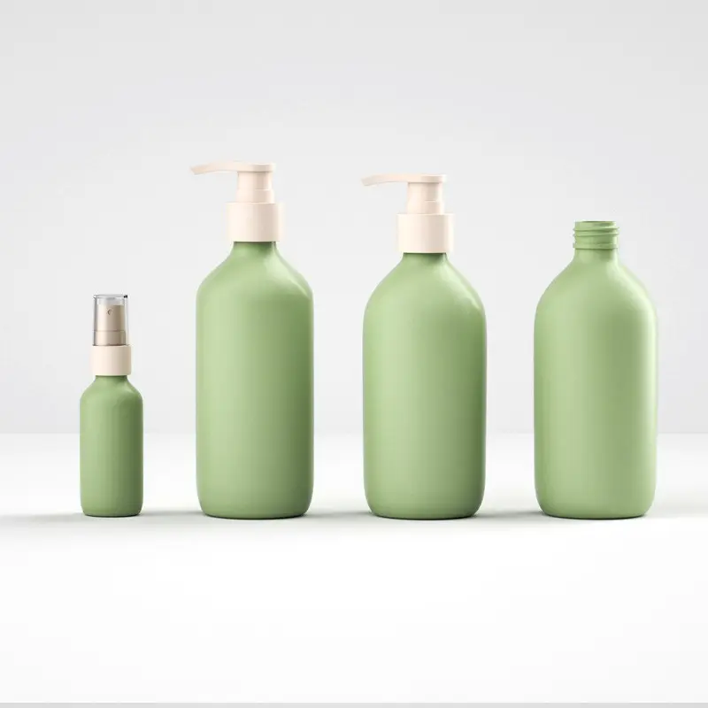 Shampoo a spalla rotonda e bottiglia di Gel doccia bottiglie di plastica per uso cosmetico per animali domestici