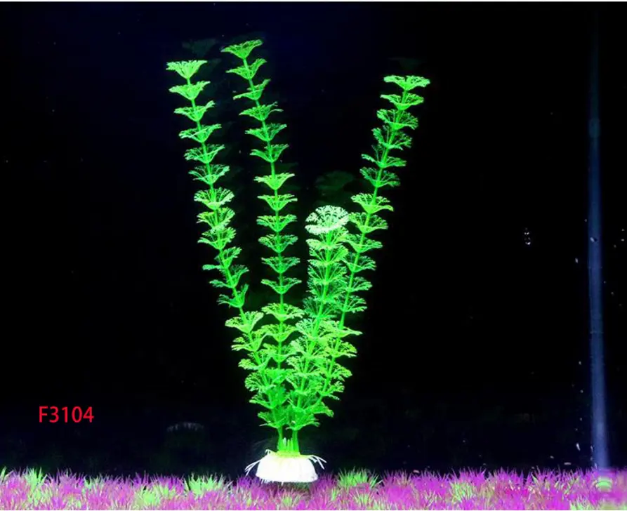 Toptan fiyat akvaryum bitkileri peyzaj balık tankı dekorasyon akvaryum plastik çiçek