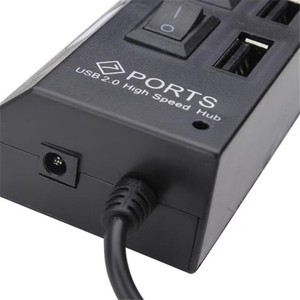 USB 2,0 концентратор 2,0 Multi USB сплиттер концентратор использовать адаптер питания 4/7 порт несколько расширитель 2,0 USB концентратор с переключателем для ПК