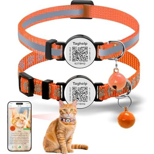 reflective strip Paw pattern - Orange
