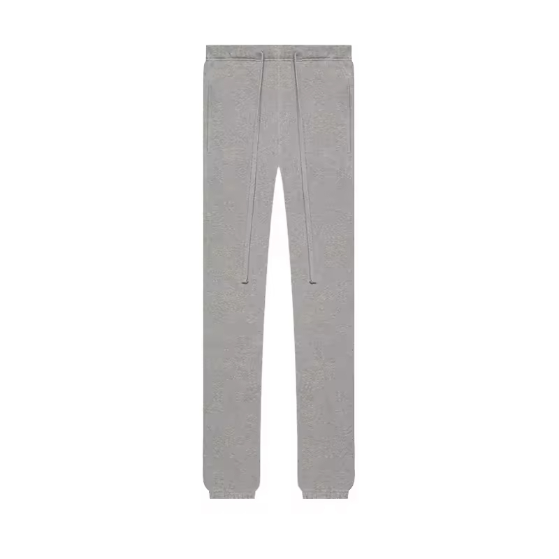 Pantalones de avena oscura con puños