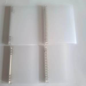 A5 B5 Wholesale Custom Transparent PP Softcover Metal Ring Binder <strong>Notebook</strong> <strong>with</strong> Optional <strong>Insert</strong> - Product Image 2